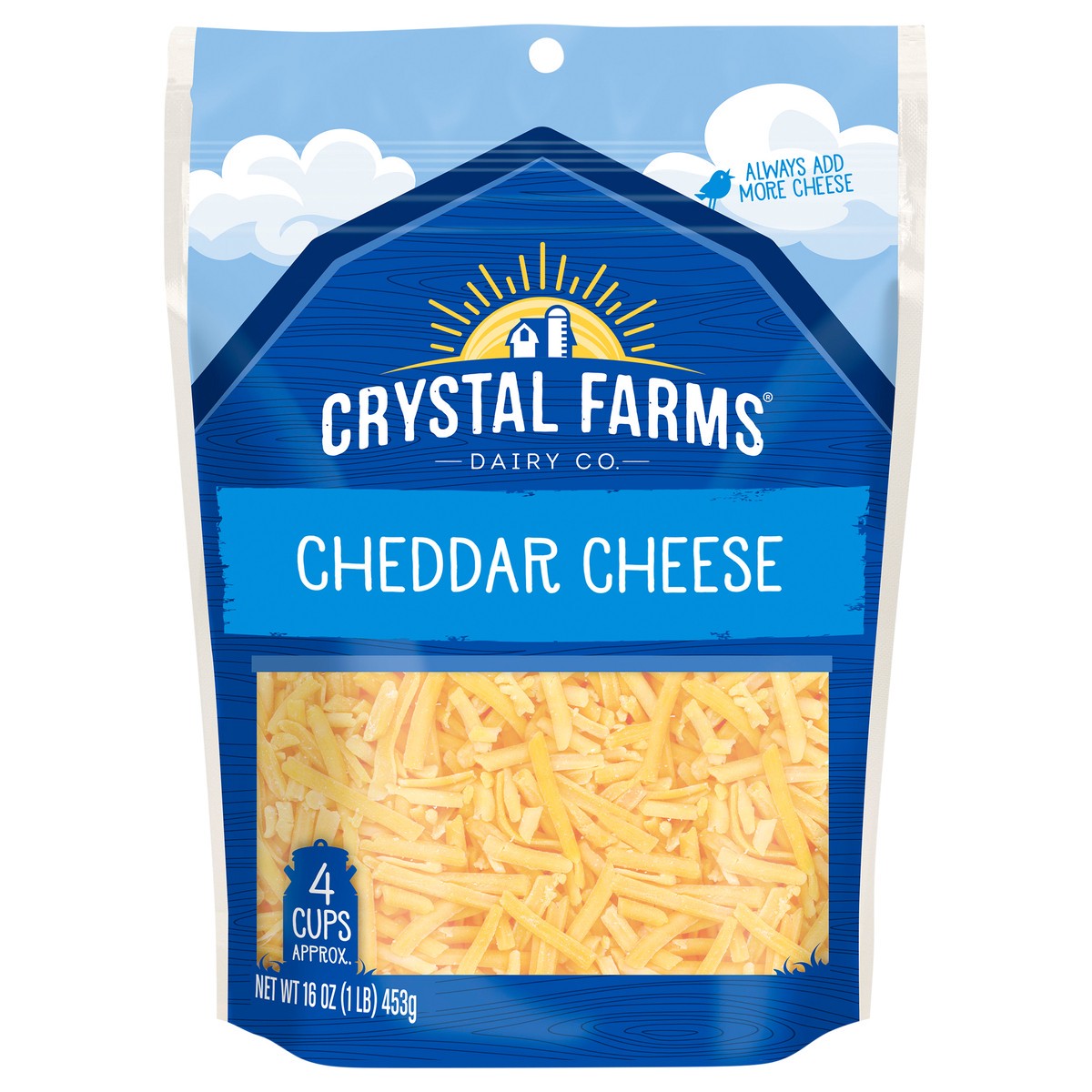 slide 3 of 6, Crystal Farms Cheese, 16 oz