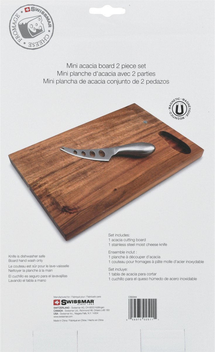 slide 8 of 12, Swissmar Acacia Wood Mini Board Knife Set, 1 ct