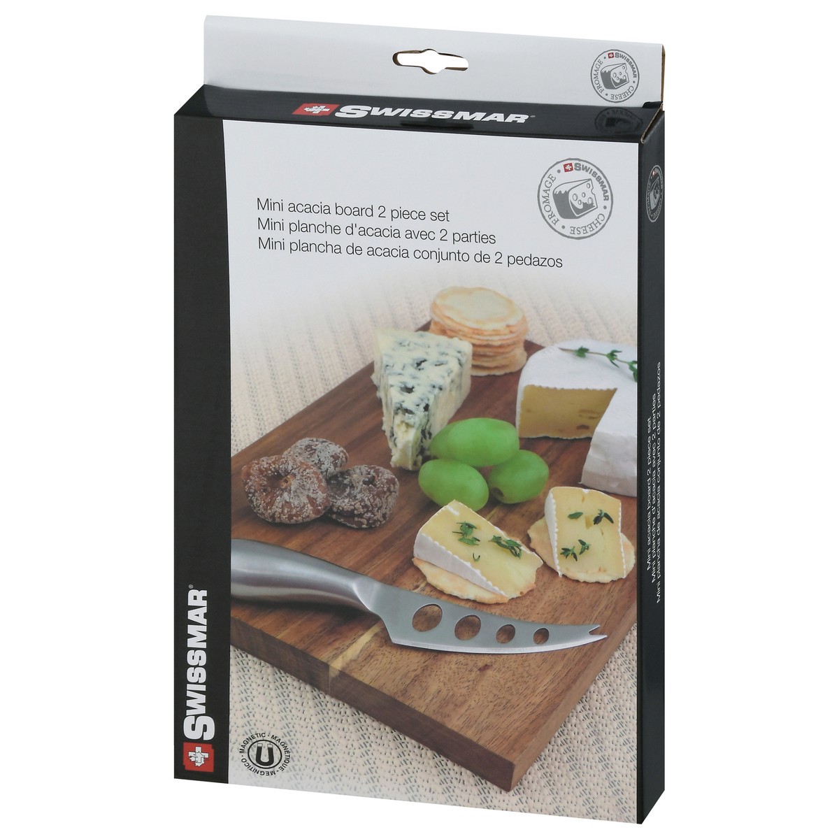 slide 9 of 12, Swissmar Acacia Wood Mini Board Knife Set, 1 ct