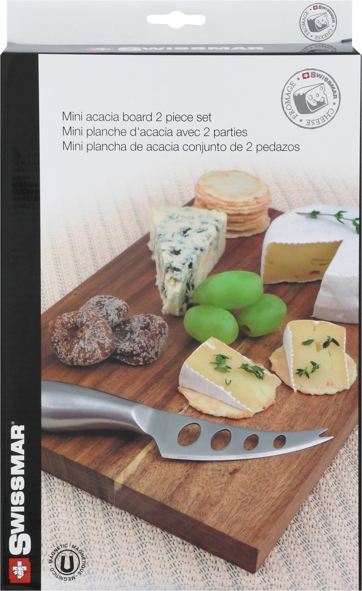 slide 11 of 12, Swissmar Acacia Wood Mini Board Knife Set, 1 ct