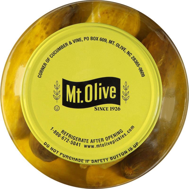 slide 3 of 4, Mt. Olive Kosher Dill Pickles, 128 fl oz