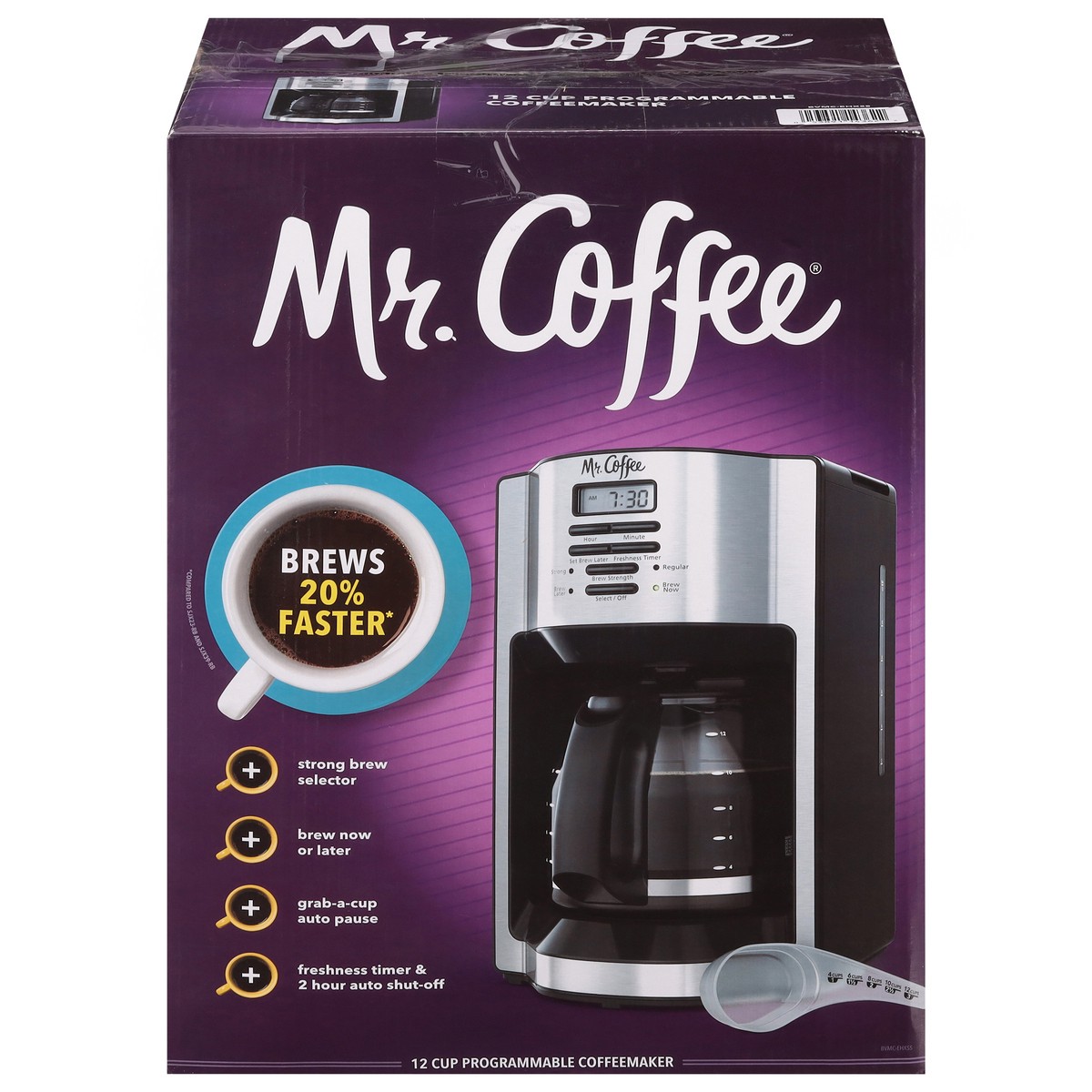 slide 1 of 11, Mr. Coffee 12 Cup Programmable Coffeemaker 1 ea, 12 cups