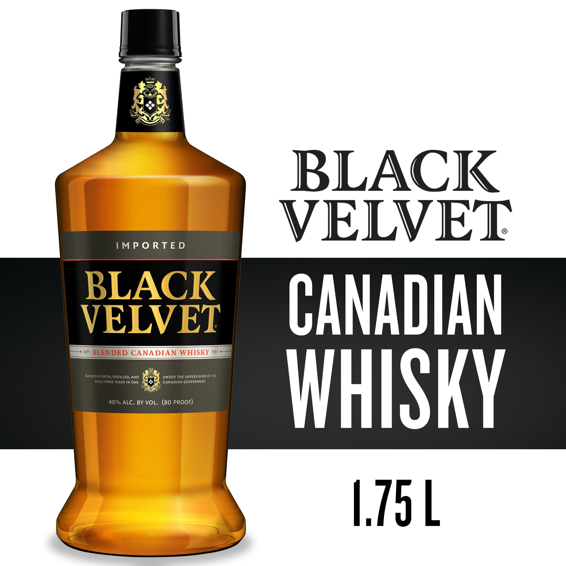 slide 2 of 3, Black Velvet Whiskey, 1750 ml