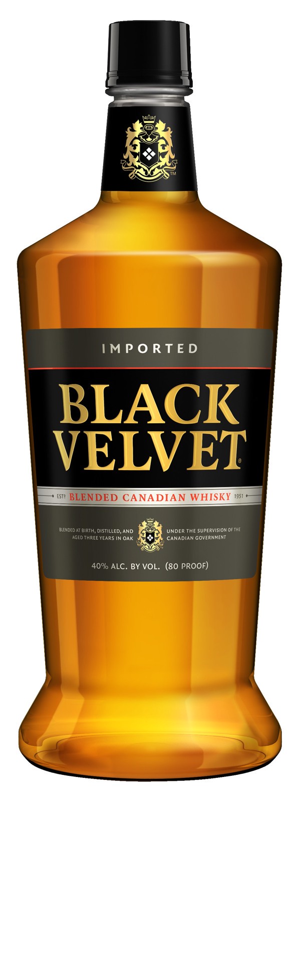 slide 1 of 3, Black Velvet Whiskey, 1750 ml