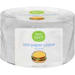 That's Smart! Uncoated Paper Plates