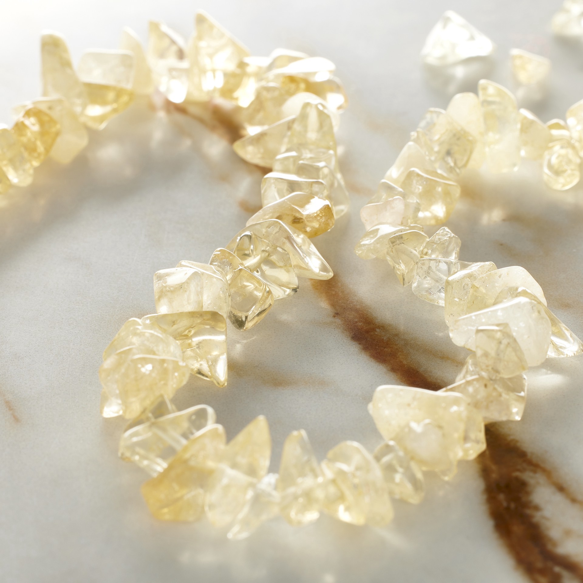 slide 2 of 3, Citrine Amber Chip Beads By Bead Landing, 5mm-8mm