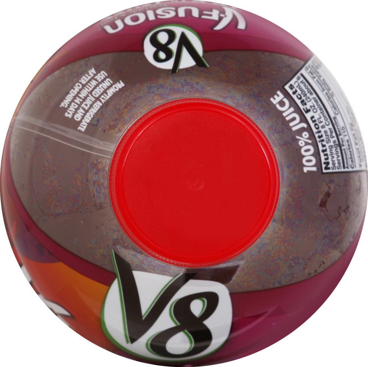 slide 2 of 4, V8 V-Fusion Black Cherry Apple, 46 fl oz