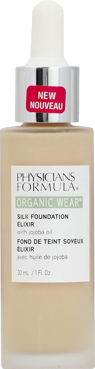 slide 11 of 12, Physicians Formula Organic Wear Fair-to-Light 02 Silk Foundation Elixir 30 ml, 1 fl oz