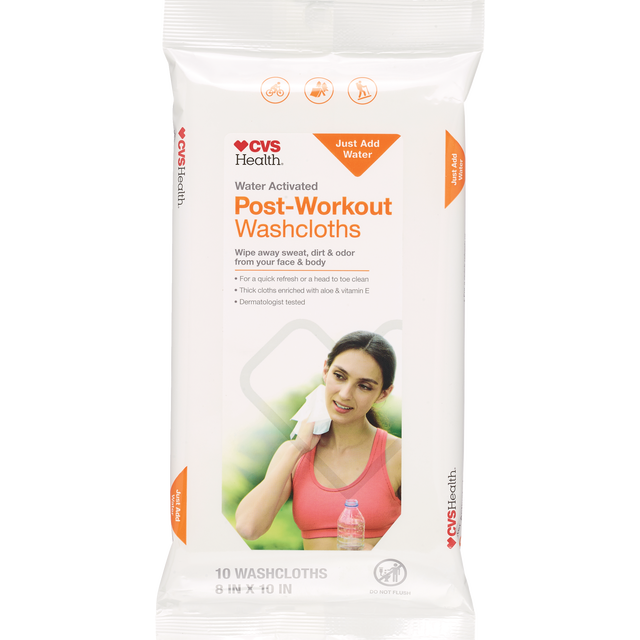 slide 1 of 1, CVS Active Cleansing Cloth, 1 ct