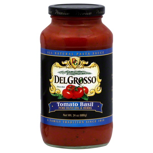 slide 1 of 1, DelGrosso Pure Olive Oil & Herbs Pasta Sauce, 24 oz