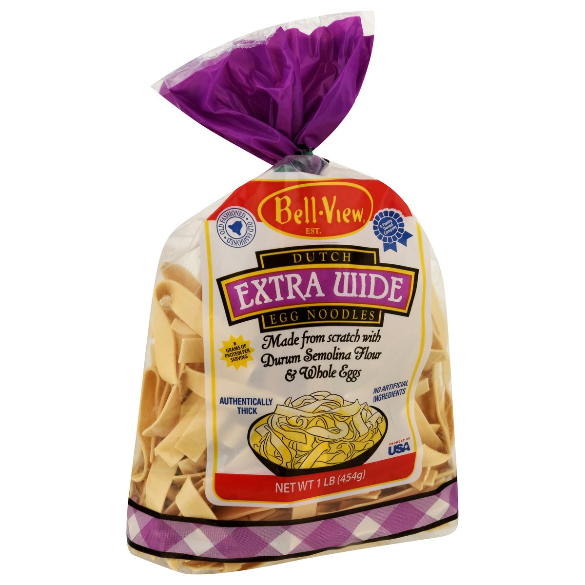 slide 7 of 14, Bell-View Dutch Egg Noodles Extra Wide 1 lb, 1 lb