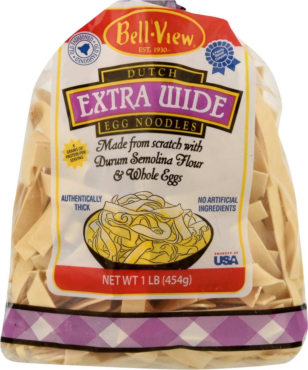 slide 10 of 14, Bell-View Dutch Egg Noodles Extra Wide 1 lb, 1 lb
