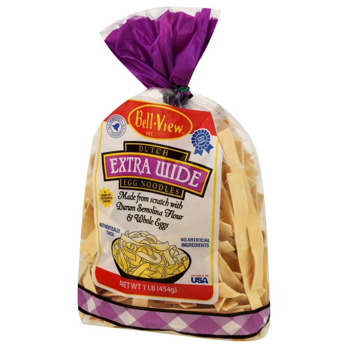 slide 11 of 14, Bell-View Dutch Egg Noodles Extra Wide 1 lb, 1 lb