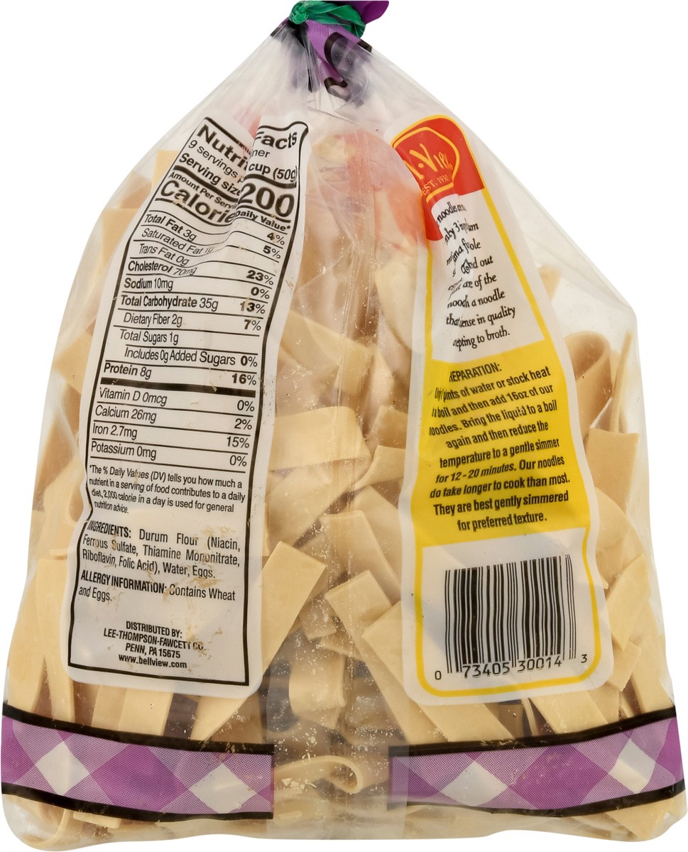 slide 9 of 14, Bell-View Dutch Egg Noodles Extra Wide 1 lb, 1 lb