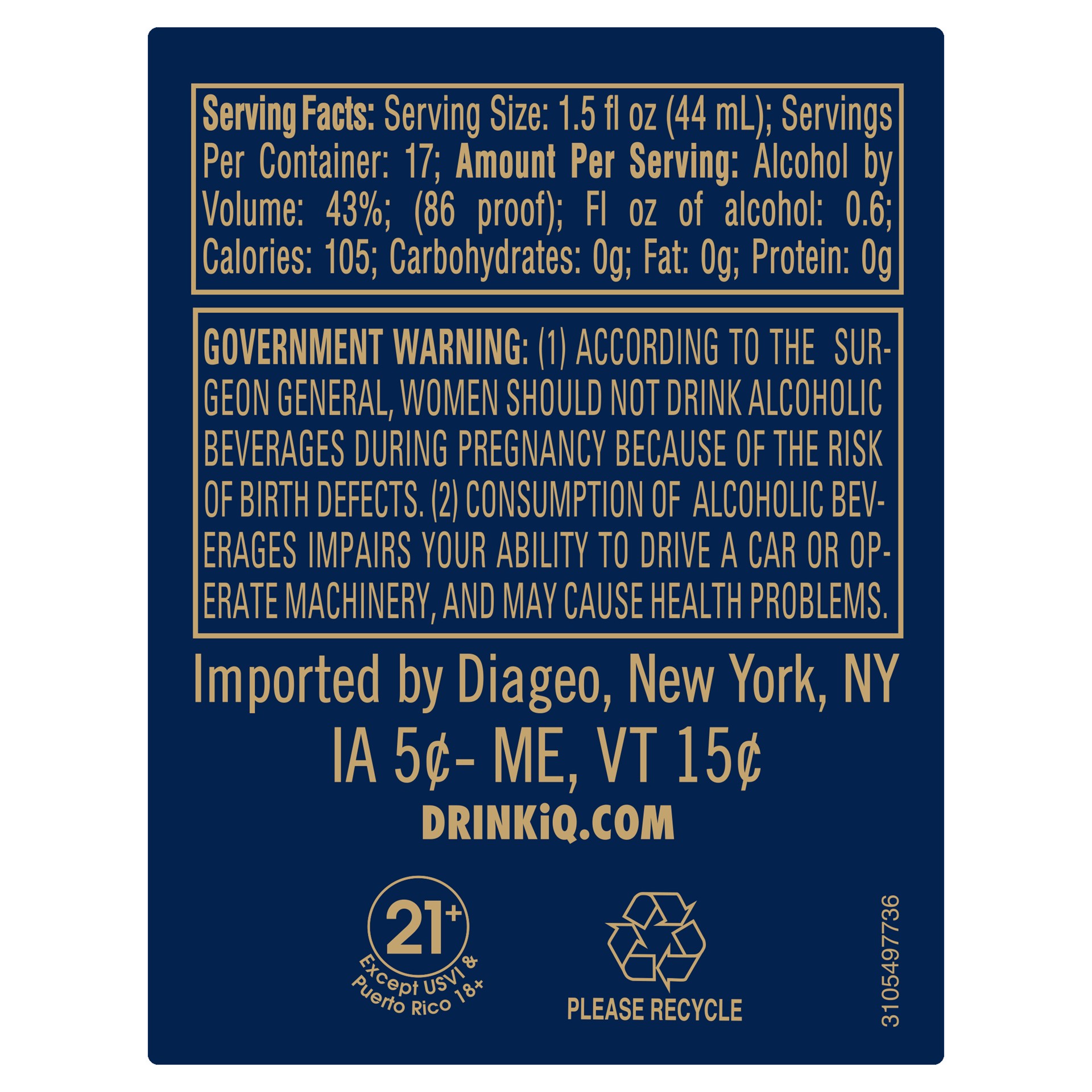 slide 9 of 10, Johnnie Walker Blue Label Elusive Umami Blended Scotch Whisky, 750 mL, 750 ml