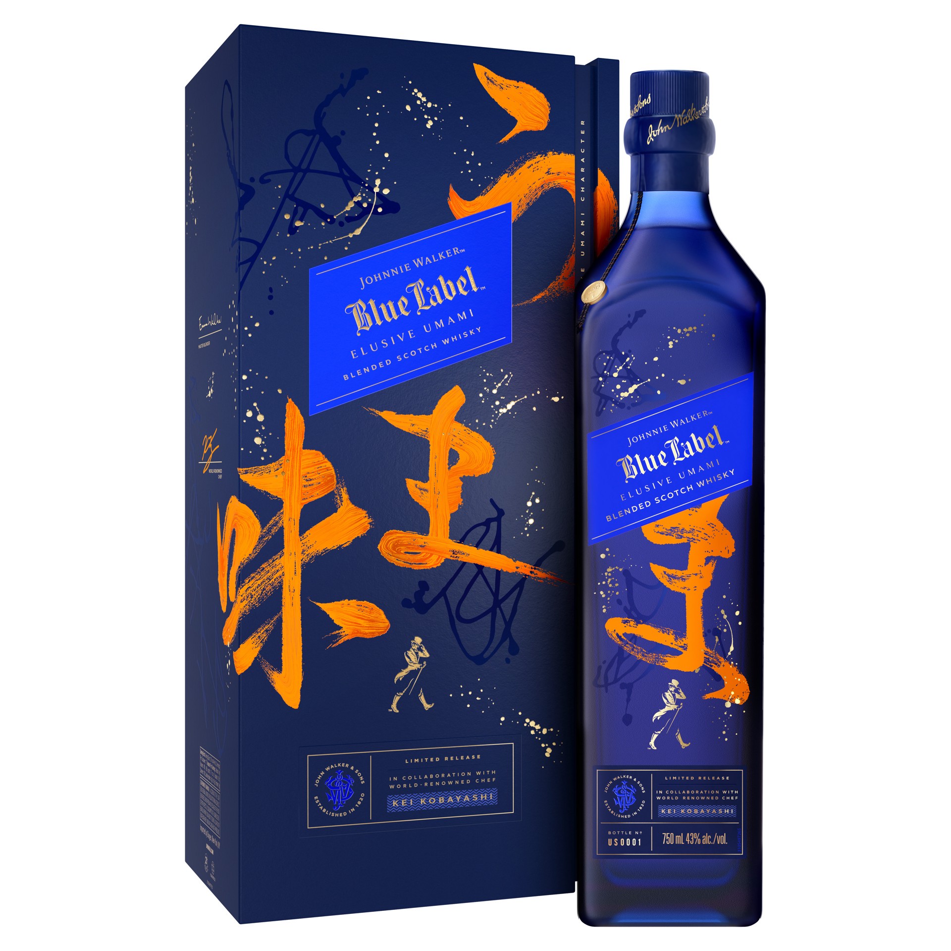 slide 6 of 10, Johnnie Walker Blue Label Elusive Umami Blended Scotch Whisky, 750 mL, 750 ml