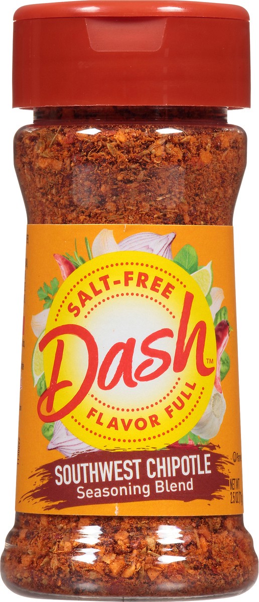slide 4 of 7, Dash Southwest Chipotle Salt-Free Seasoning Blend 2.5 oz. Shaker, 2.5 oz