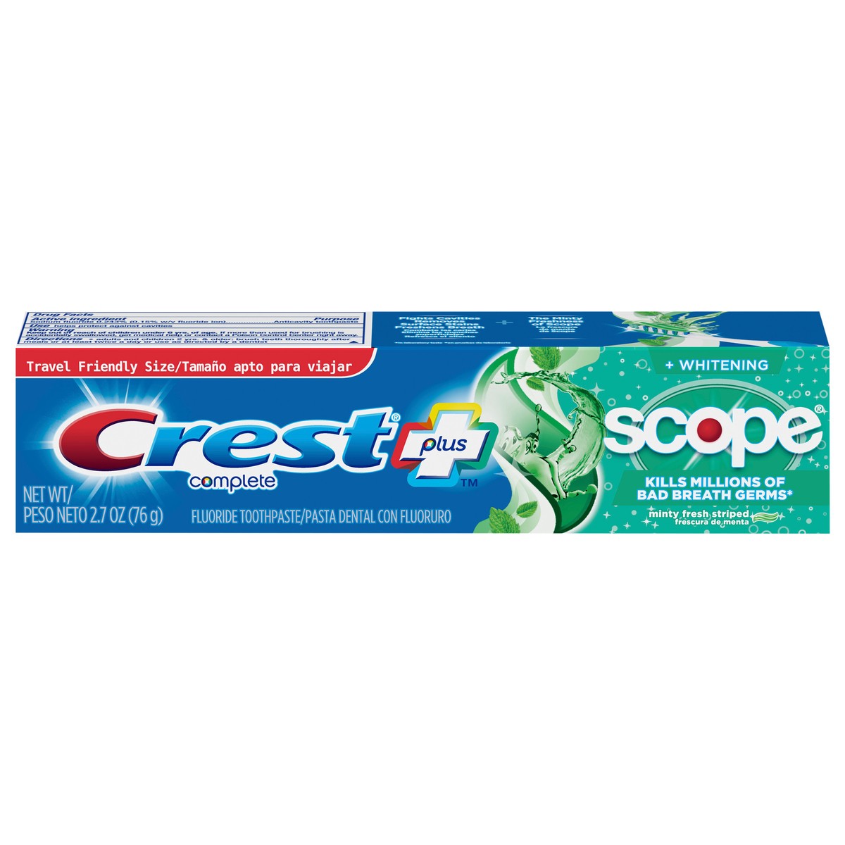 slide 1 of 3, Crest Plus Scope Complete Whitening Mint Toothpaste, 2.7 fl oz