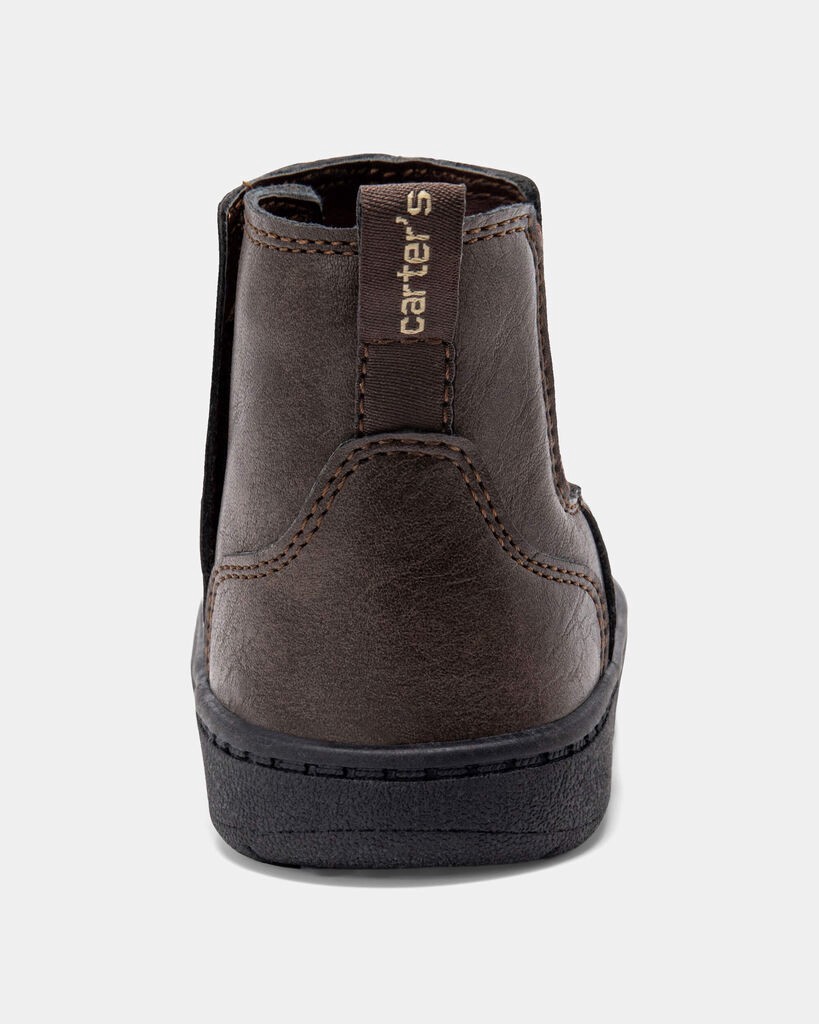 slide 4 of 6, Carter's Baby Boy Every Step® First Walker Boots - Brown Brown 4.5, 1 ct