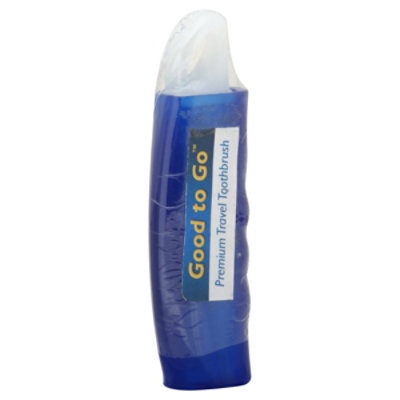 slide 1 of 1, Good to Go Travel Toothbrush 1 ea, 1 ct