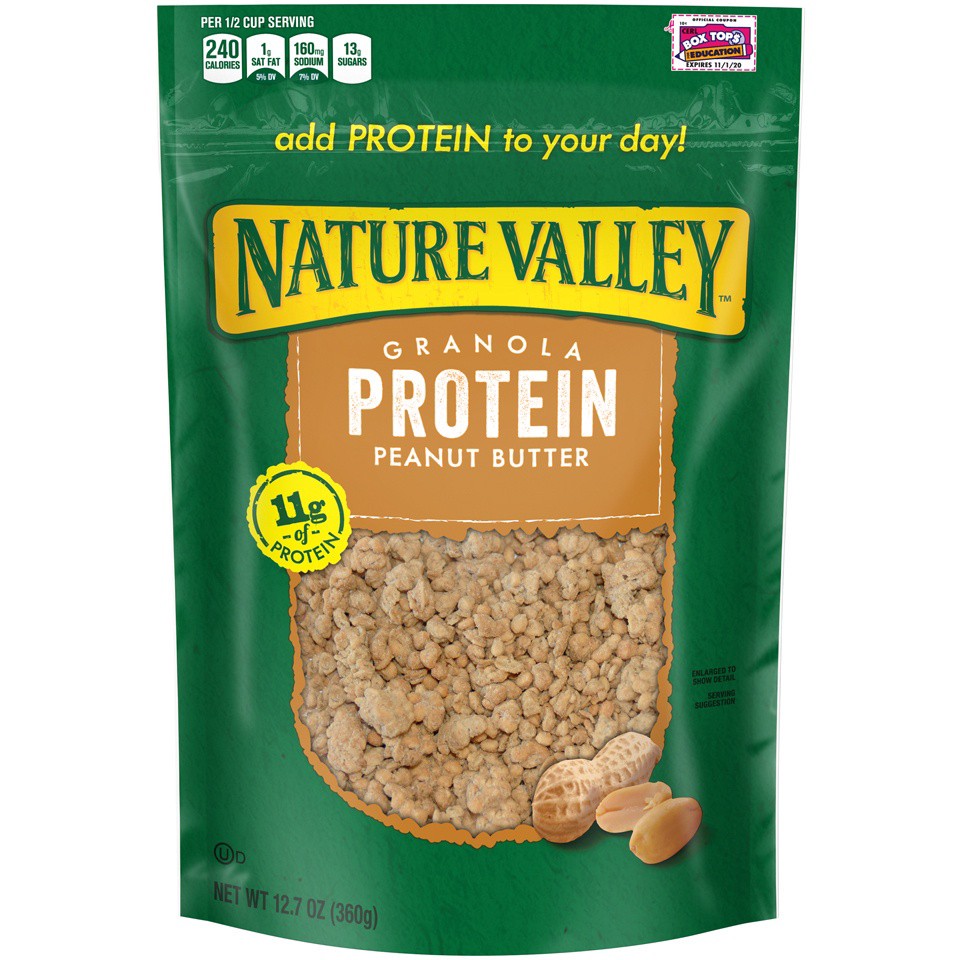 slide 1 of 2, Nature Valley Granola + Protein 12.7 oz, 12.7 oz