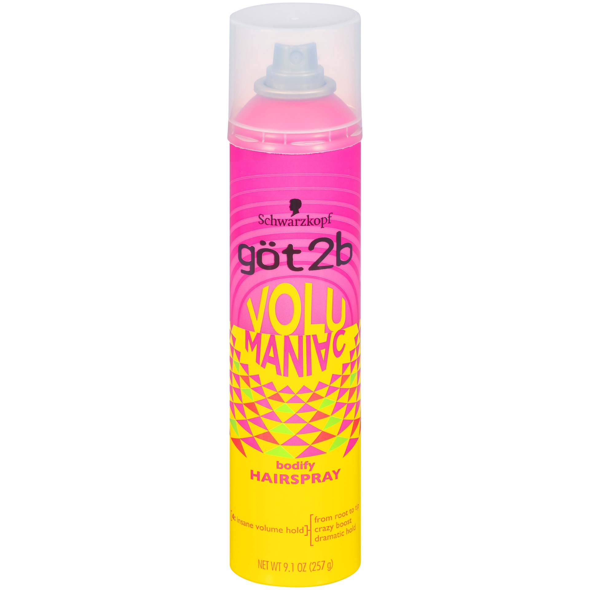 slide 2 of 2, göt2b Volumaniac Hair Spray, 9.1 Ounce, 9.1 oz