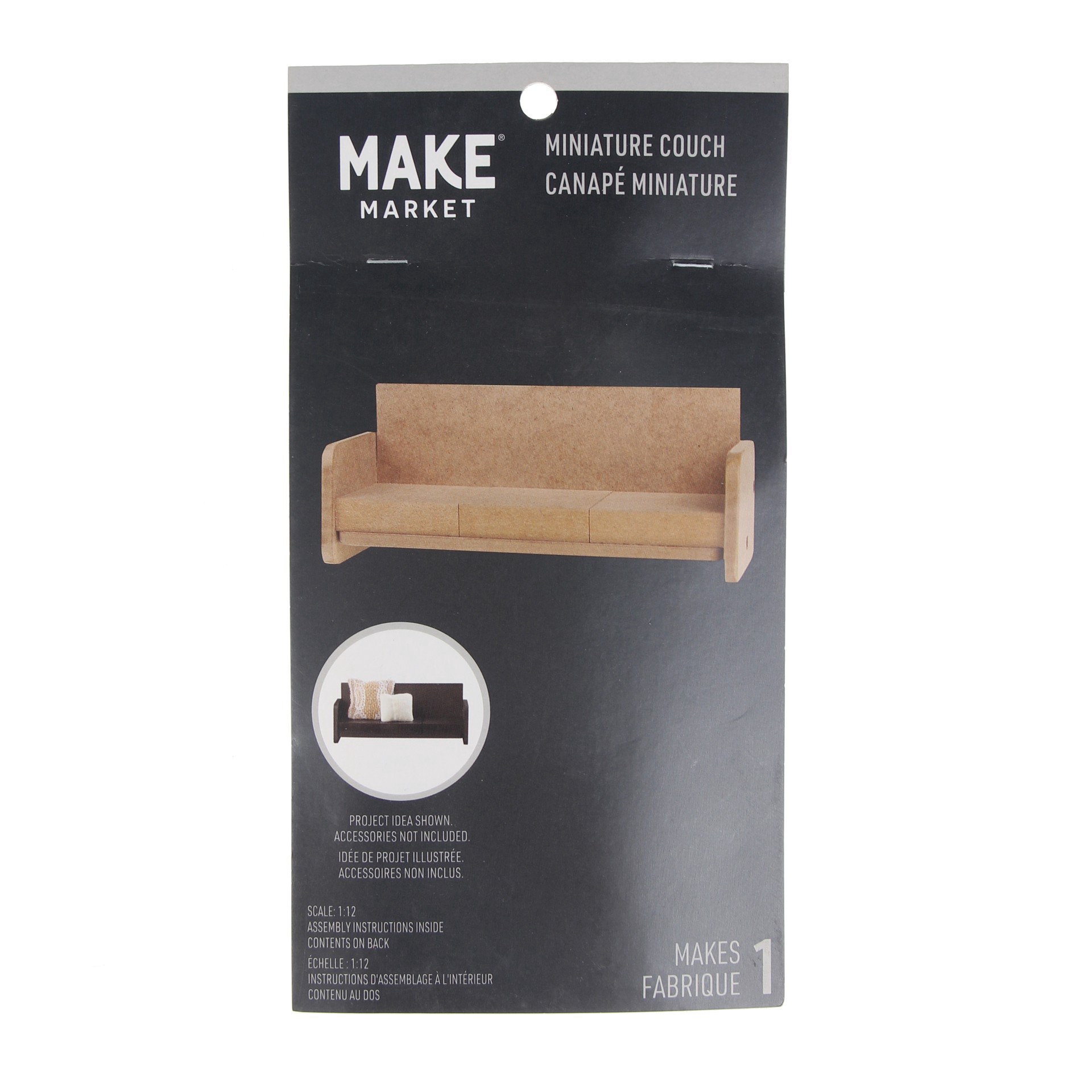slide 3 of 3, Miniature Couch By Make Market, 2 in x 2.5 in
