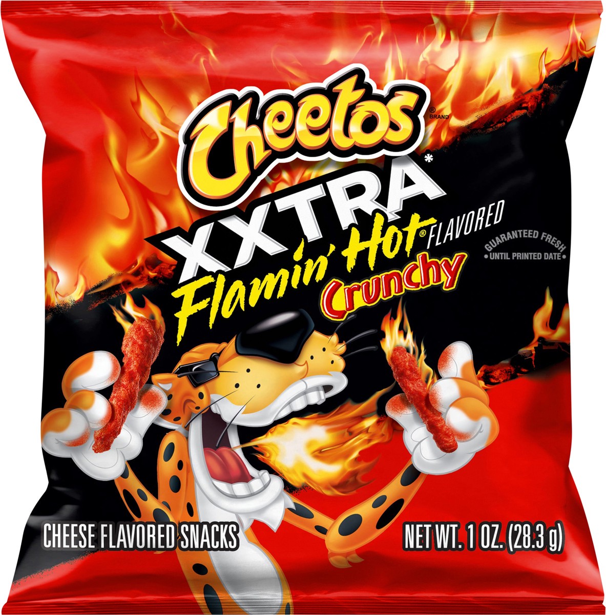 slide 7 of 8, Cheetos Crunchy Cheese Flavored Snacks Xxtra Flamin' Hot Flavored 1 Oz, 1 oz