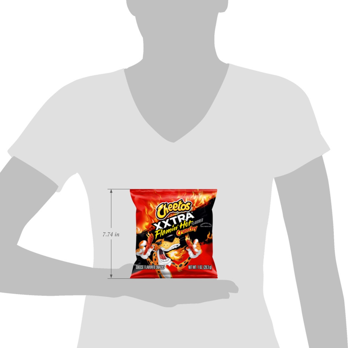 slide 8 of 8, Cheetos Crunchy Cheese Flavored Snacks Xxtra Flamin' Hot Flavored 1 Oz, 1 oz