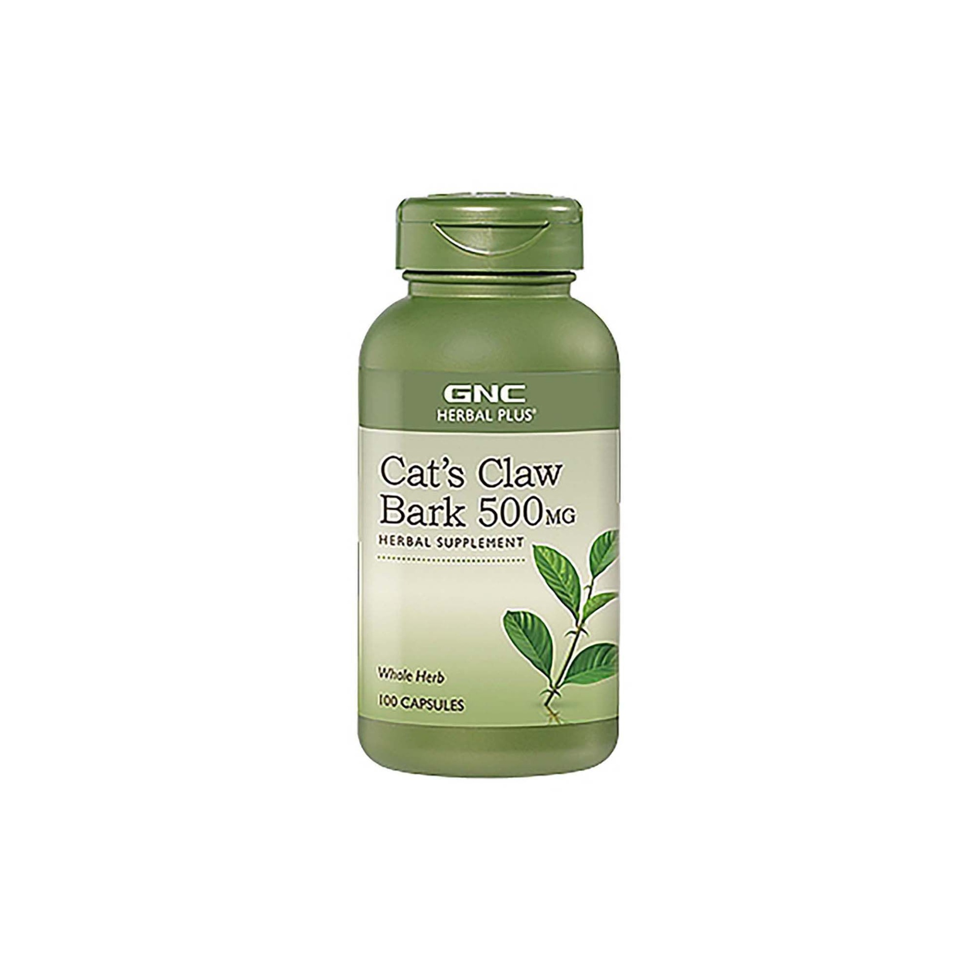 slide 1 of 1, GNC Herbal Plus Cat's Claw Bark 500mg (California Only), 100 ct