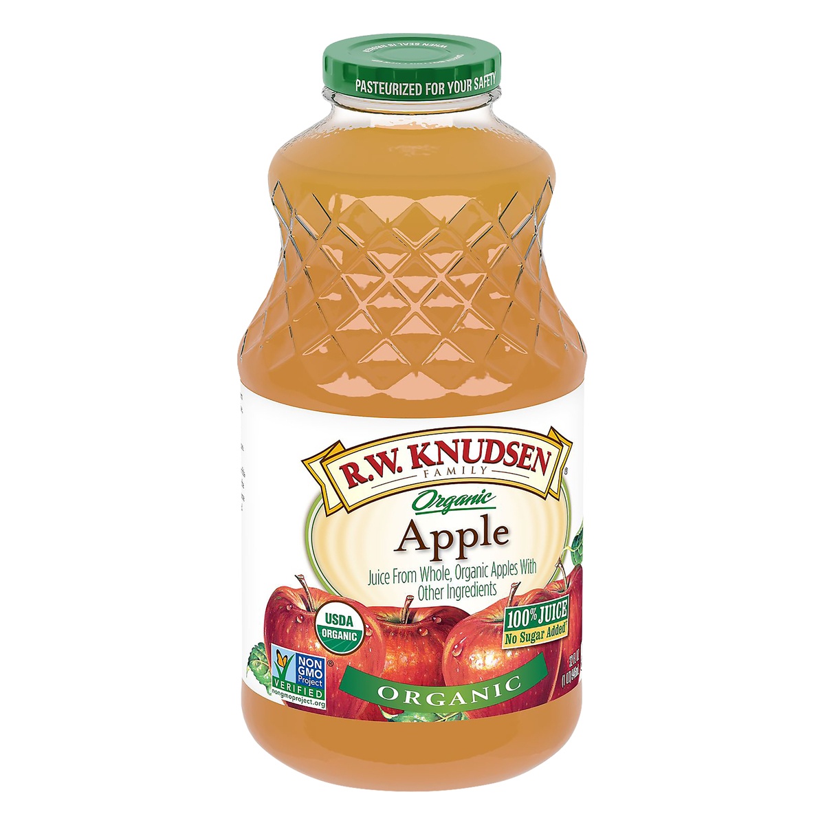 slide 2 of 7, Knudsen Organic Apple Quart Juice, 32 oz