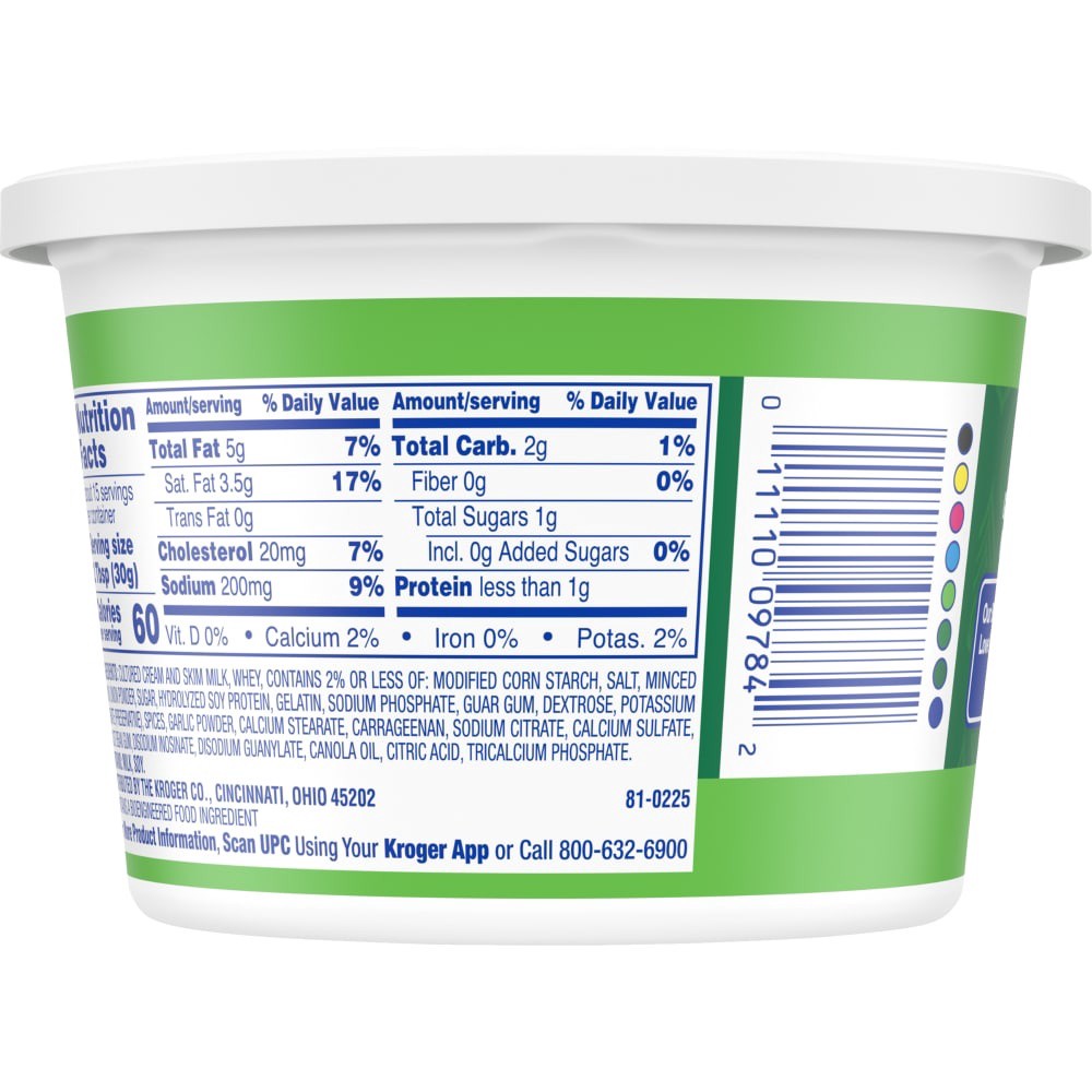 slide 4 of 5, Kroger French Onion Sour Cream Dip & Spread, 16 oz