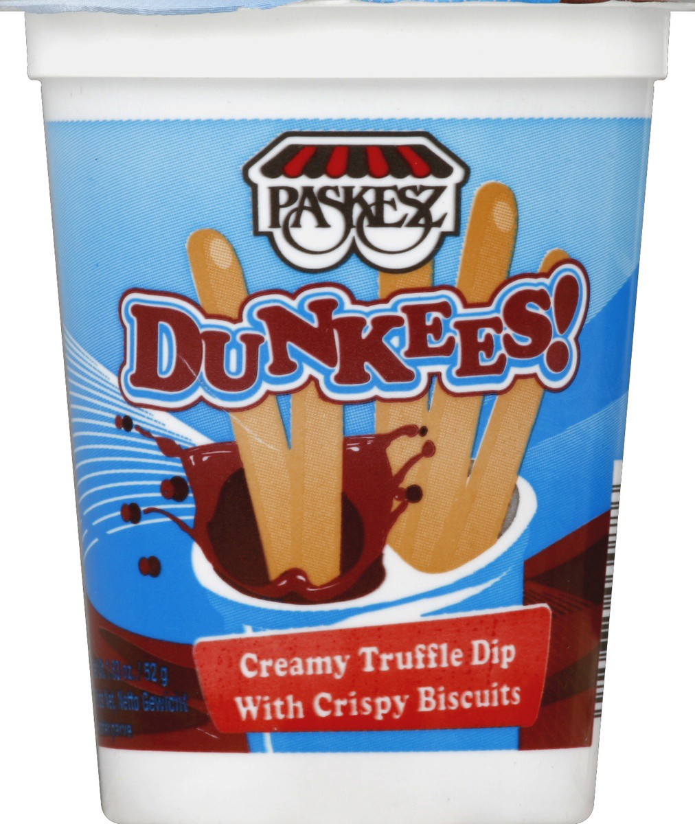 slide 2 of 3, Paskesz Snack Cracker Dunkees Single, 1.83 oz
