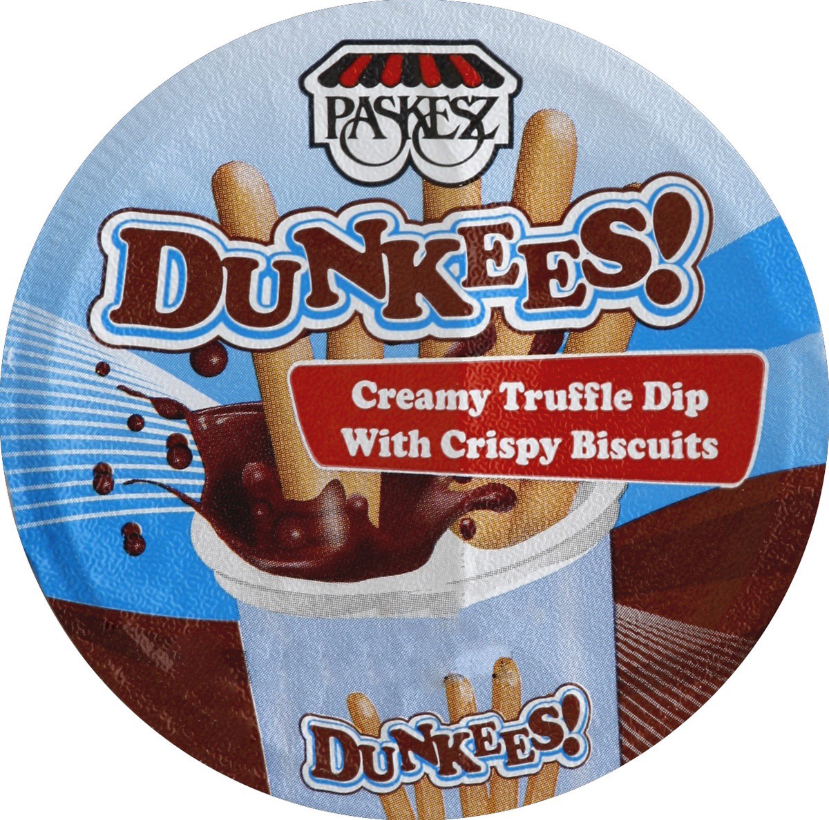 slide 3 of 3, Paskesz Snack Cracker Dunkees Single, 1.83 oz
