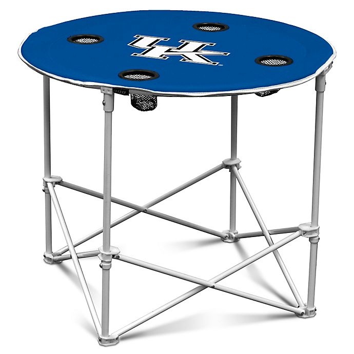 slide 1 of 1, NCAA University of Kentucky Round Collapsible Table, 1 ct