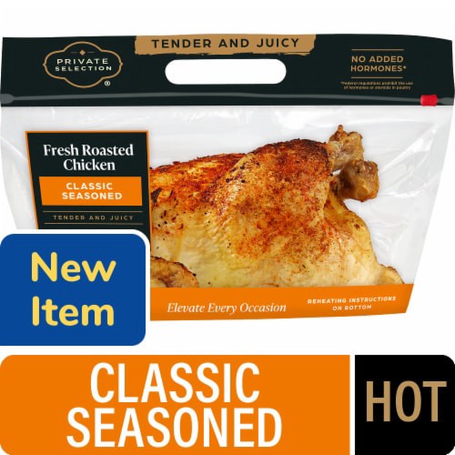 slide 1 of 1, Private Selection® Classic Seasoned Whole Roasted Chicken Hot, 32 oz