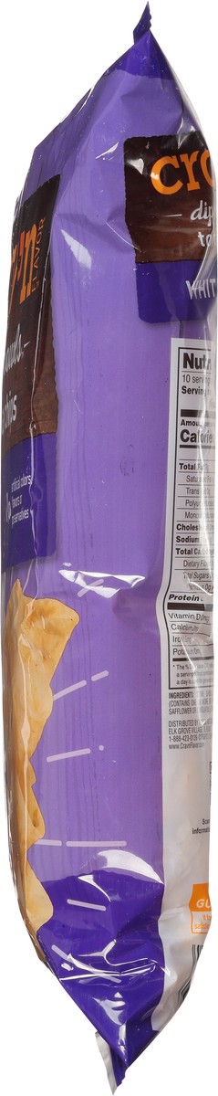 slide 14 of 15, Crav'n Flavor Dip-A-Bowls White Corn Tortilla Chips 10 oz, 10 oz