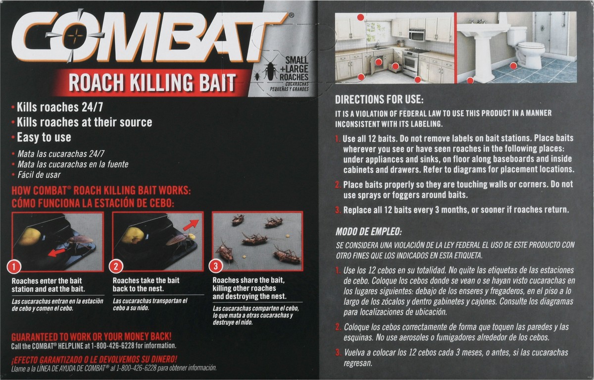 slide 9 of 12, Combat Source Roach, 12 ct; 0.42 oz