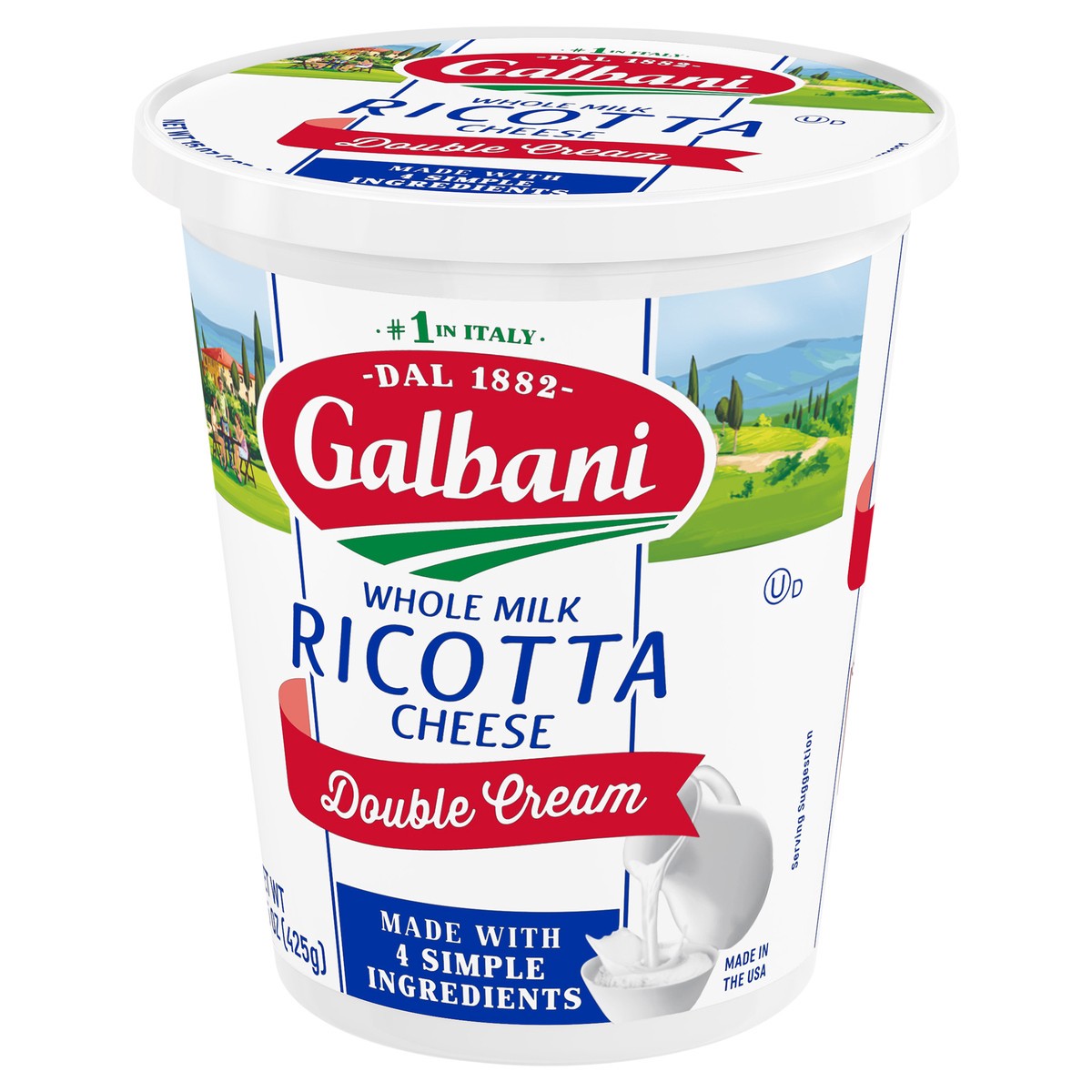 slide 3 of 8, Galbani Ricotta Double Cream, 15 oz
