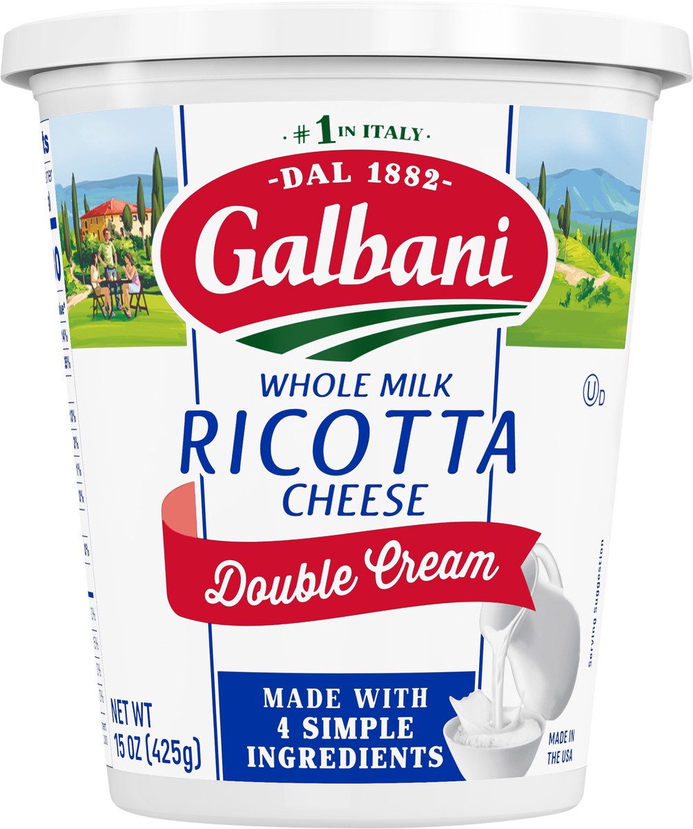 slide 6 of 8, Galbani Ricotta Double Cream, 15 oz