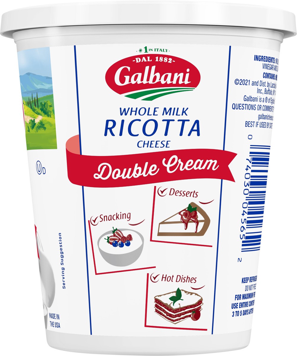 slide 8 of 8, Galbani Ricotta Double Cream, 15 oz