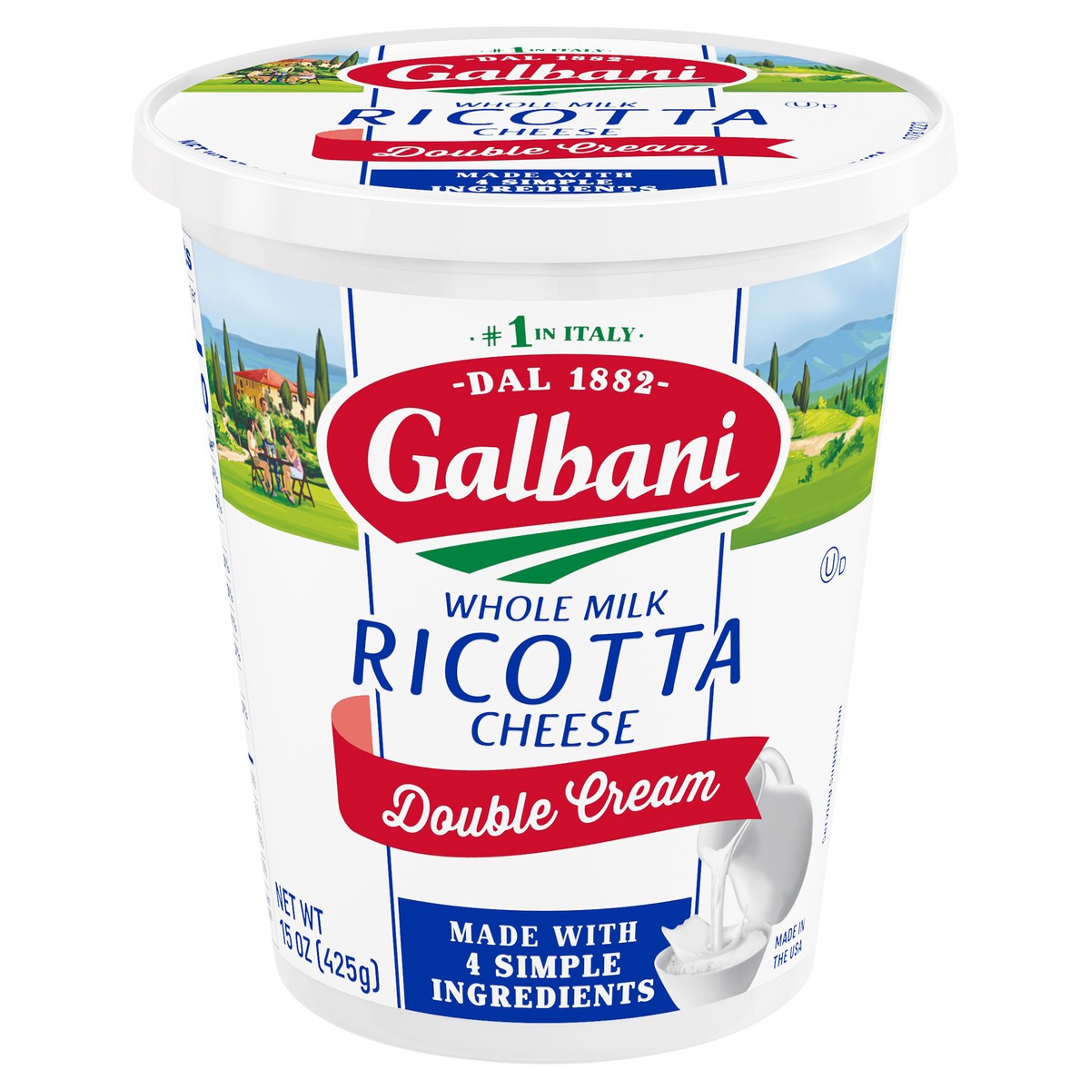 slide 1 of 8, Galbani Ricotta Double Cream, 15 oz