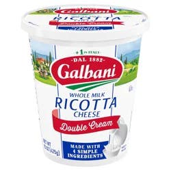 Galbani Ricotta Double Cream - 15 oz