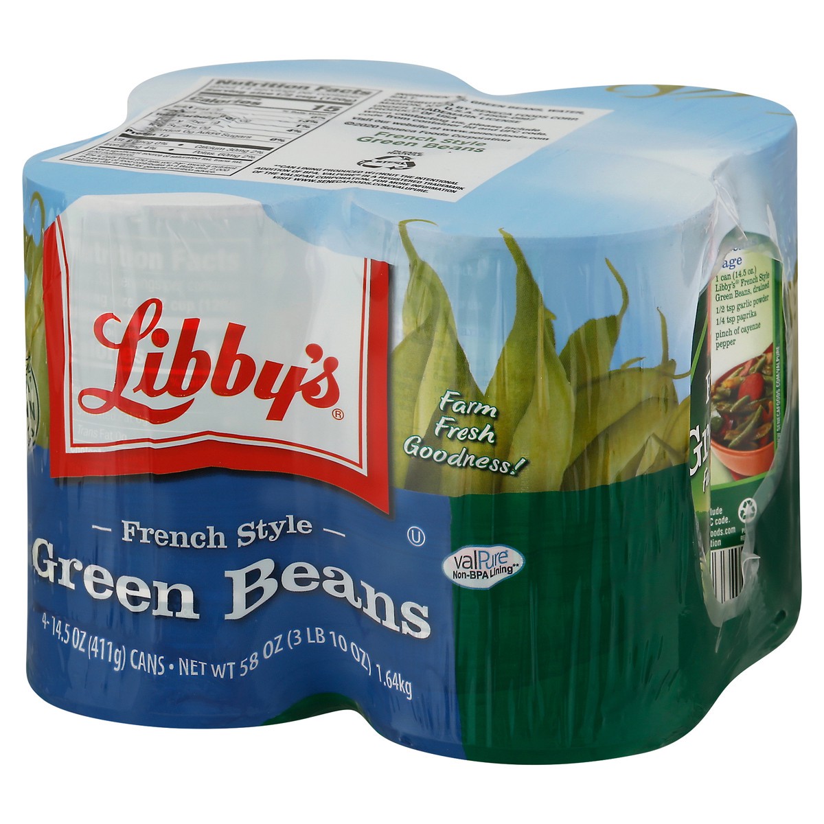 slide 2 of 9, Libby's French Style Green Beans, 14.5 oz, 4-Cans, 4 ct