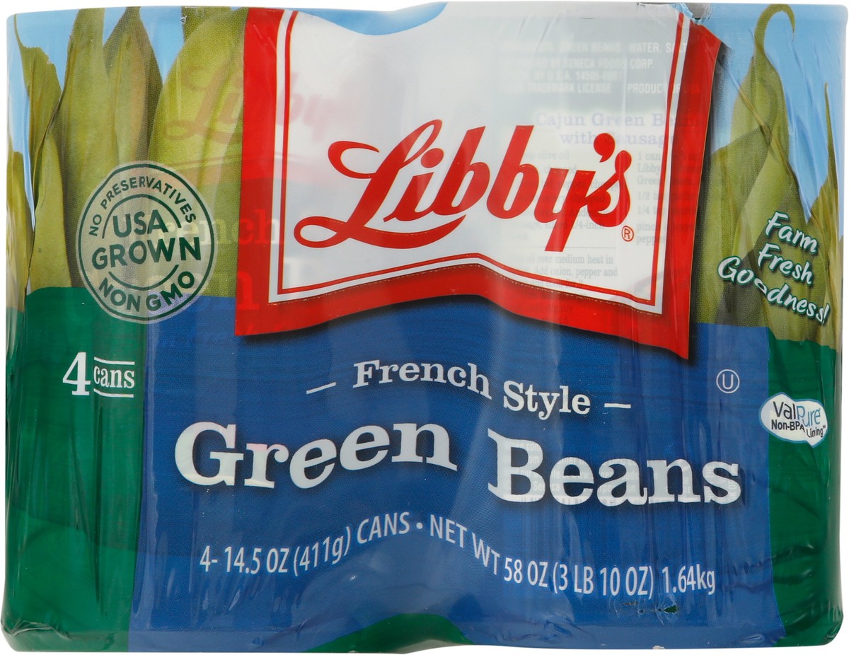 slide 8 of 9, Libby's French Style Green Beans, 14.5 oz, 4-Cans, 4 ct