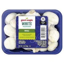 Giant Eagle White Mushrooms, Whole