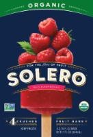 slide 1 of 1, Solera Organic Red Raspberry Crushed Fruit Bars, 4 ct / 2.75 fl oz