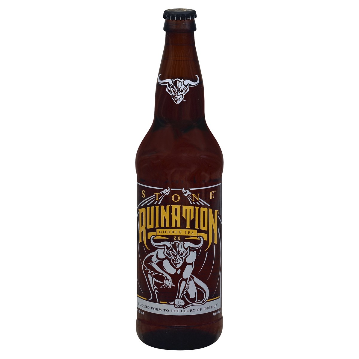 slide 5 of 5, Stone Brewing Ruination IPA Bottle, 22 fl oz