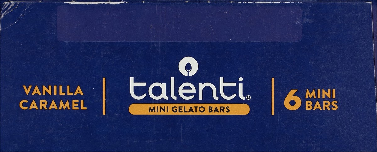 slide 9 of 9, Talenti Vanilla Caramel Gelato Bars Mini 6 ea, 6 ct