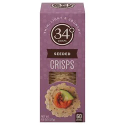 34 Degrees Seeded Crisps 4.5 oz